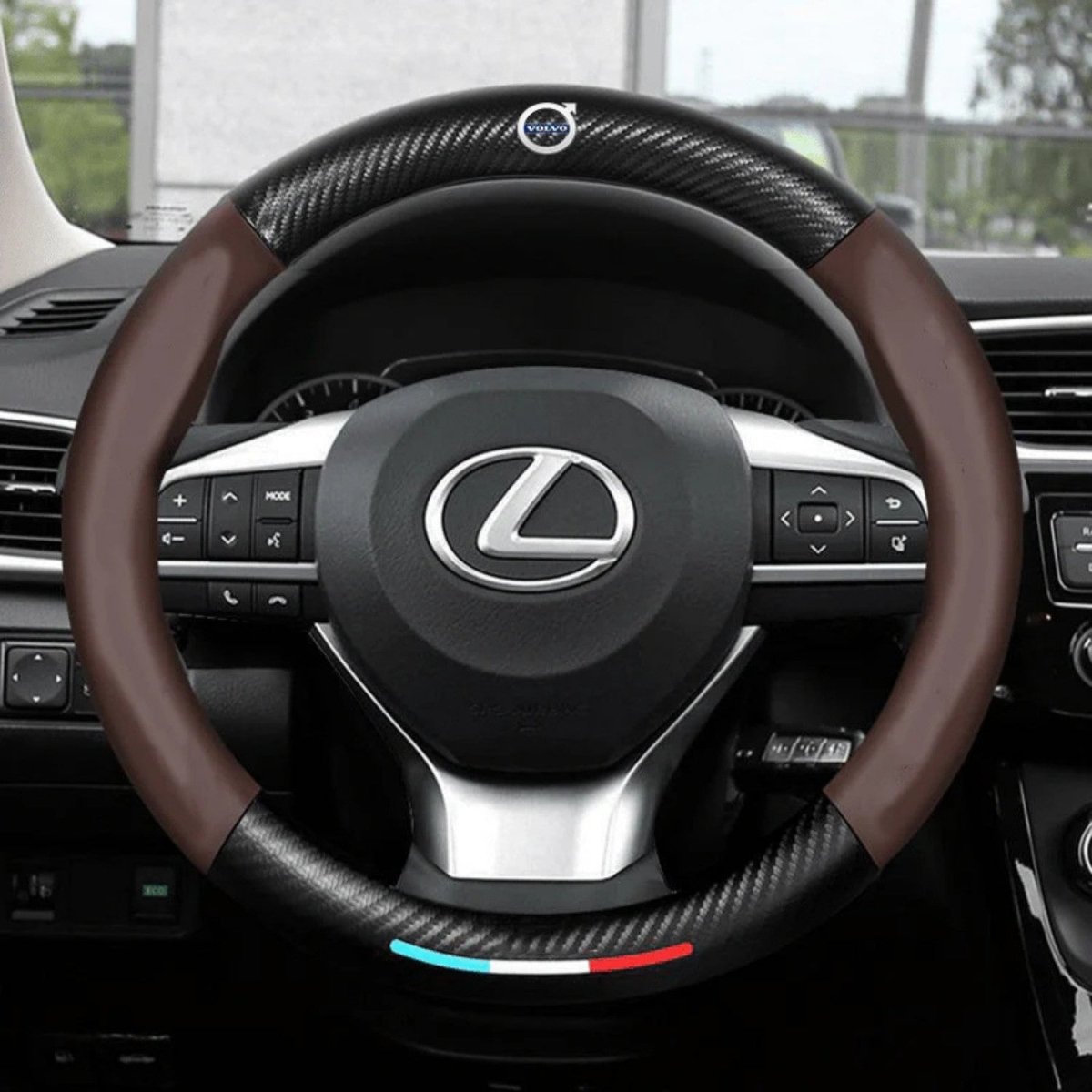 Breathable Anti - Slip Steering Wheel Cover for Comfort - Steering Wheel Cover - Wild Eye Vision