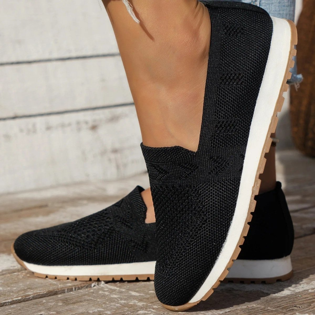 Breathable Knit Comfort Slip Ons - Orthopedic Slippers - Wild Eye Vision