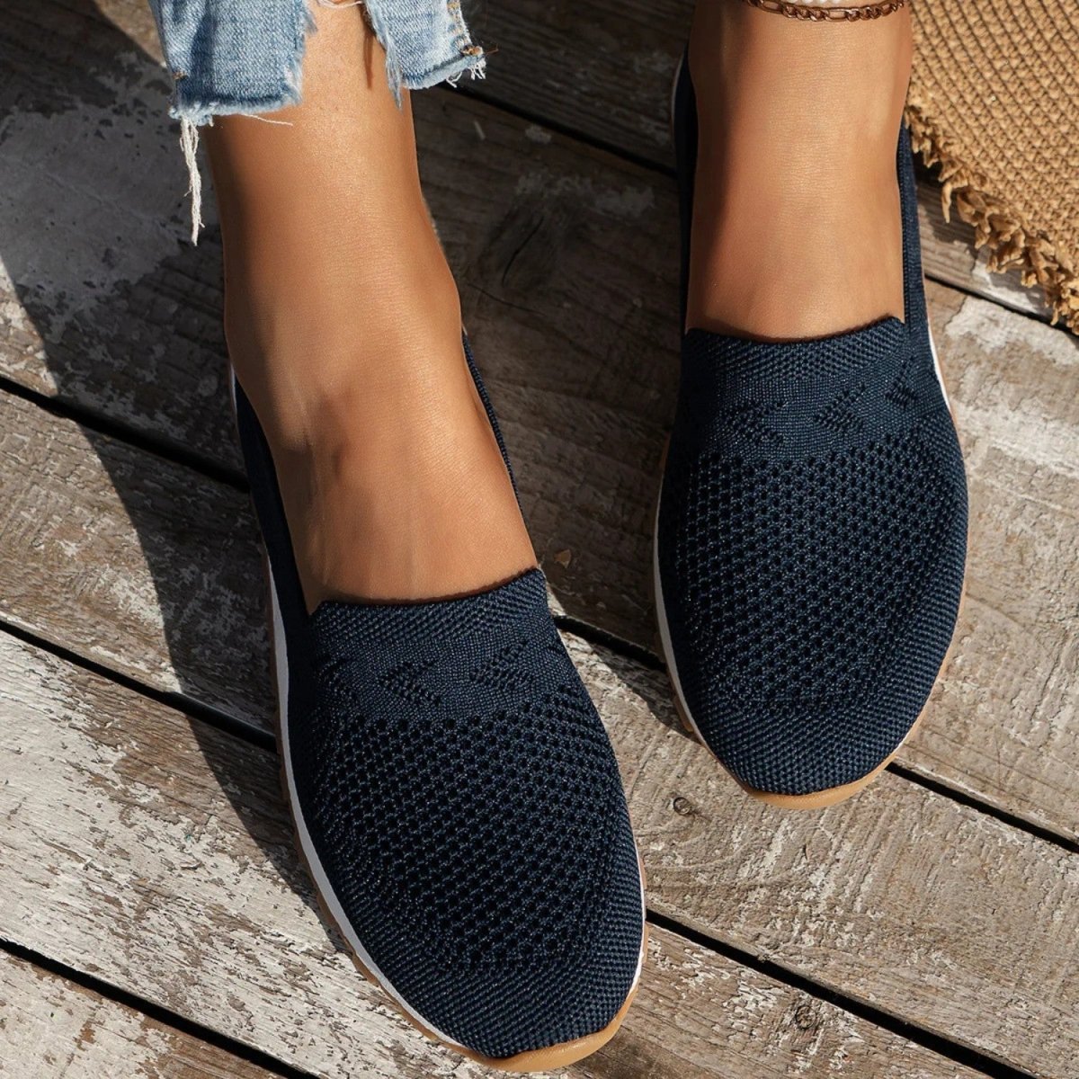 Breathable Knit Comfort Slip Ons - Orthopedic Slippers - Wild Eye Vision