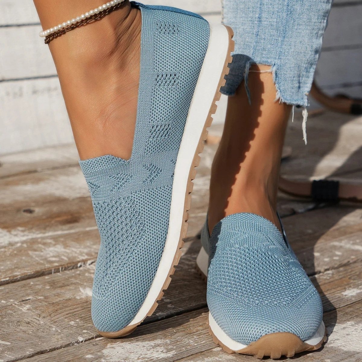 Breathable Knit Comfort Slip Ons - Orthopedic Slippers - Wild Eye Vision