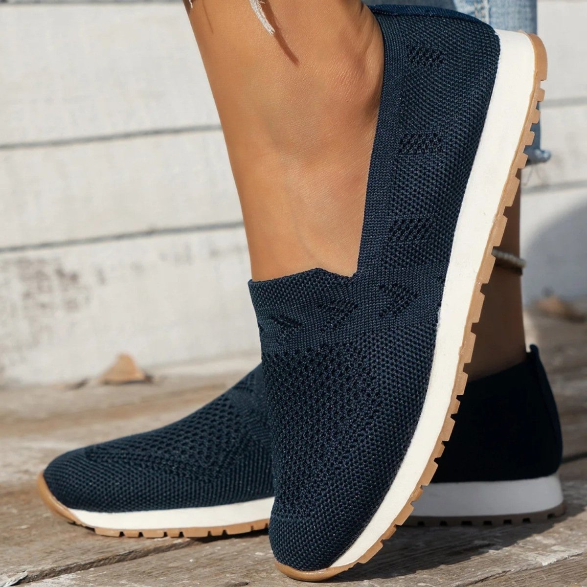 Breathable Knit Comfort Slip Ons - Orthopedic Slippers - Wild Eye Vision