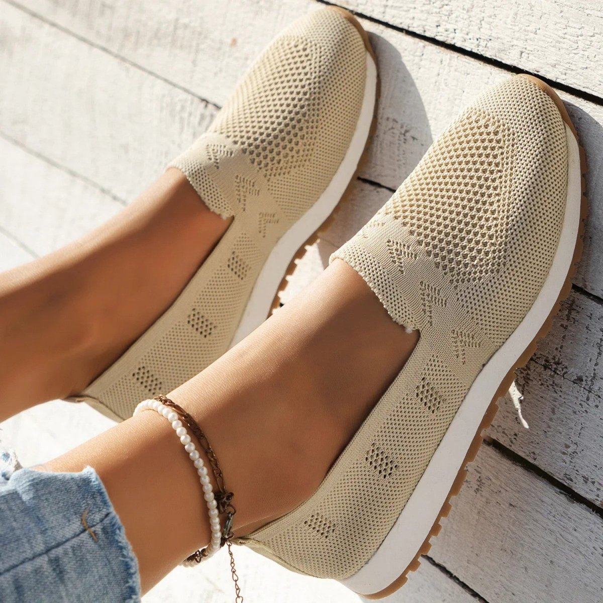 Breathable Knit Comfort Slip Ons - Orthopedic Slippers - Wild Eye Vision