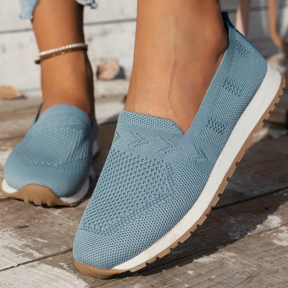 Breathable Knit Comfort Slip Ons - Orthopedic Slippers - Wild Eye Vision