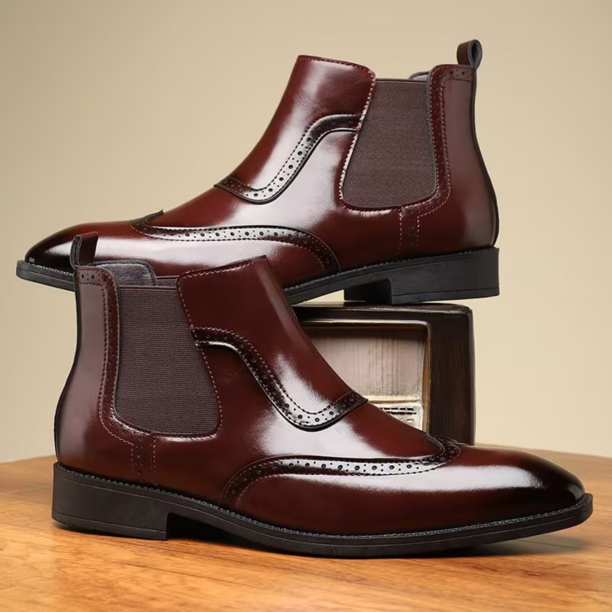 Brogue Chelsea Ankle Boots - Oxford Boots - Wild Eye Vision