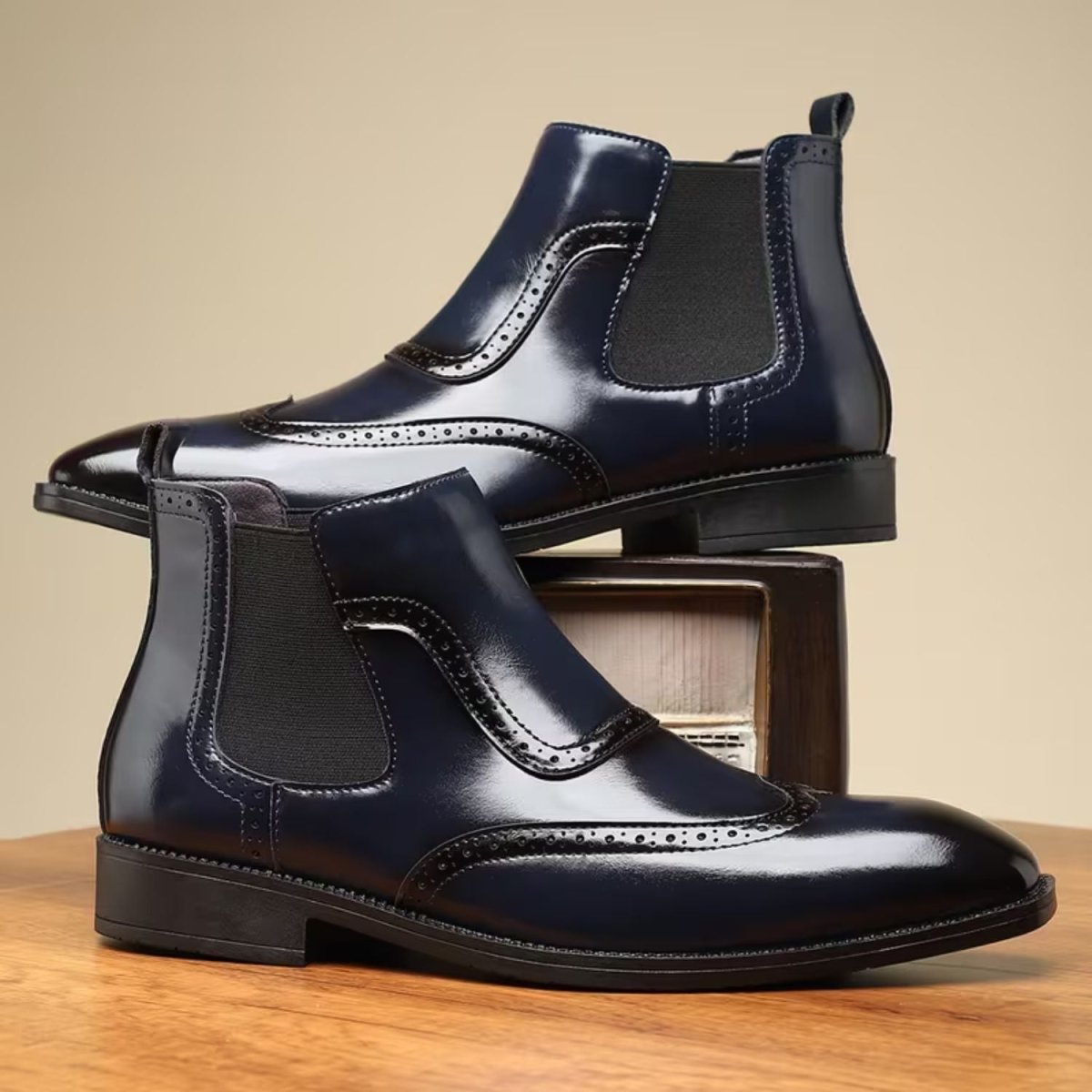 Brogue Chelsea Ankle Boots - Oxford Boots - Wild Eye Vision