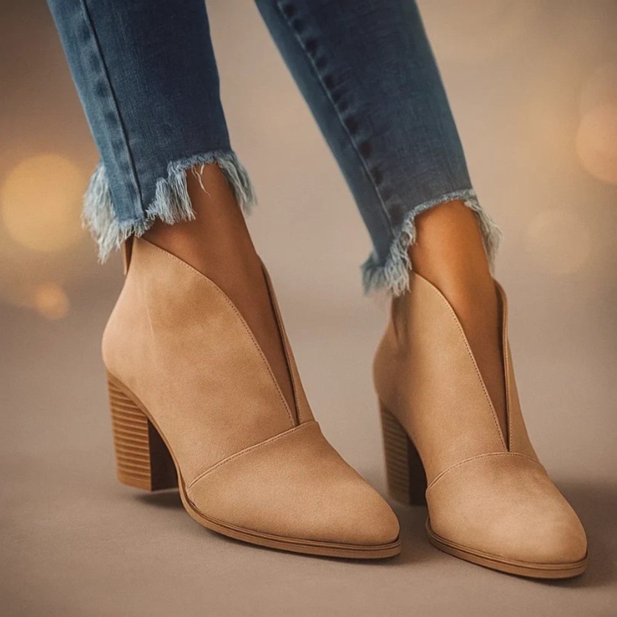 Chic Almond Toe Ankle Boots - Ankle Boots - Wild Eye Vision