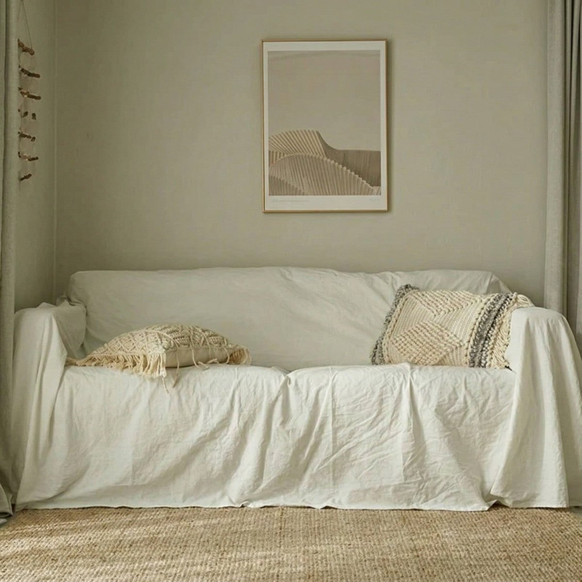 Cotton Sofa Cover Slipcover - Sofa Cover - Wild Eye Vision