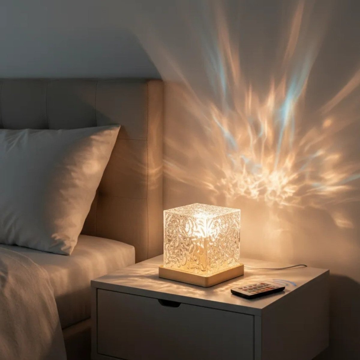 Crystal Cube LED Lamp - Table Lamp - Wild Eye Vision