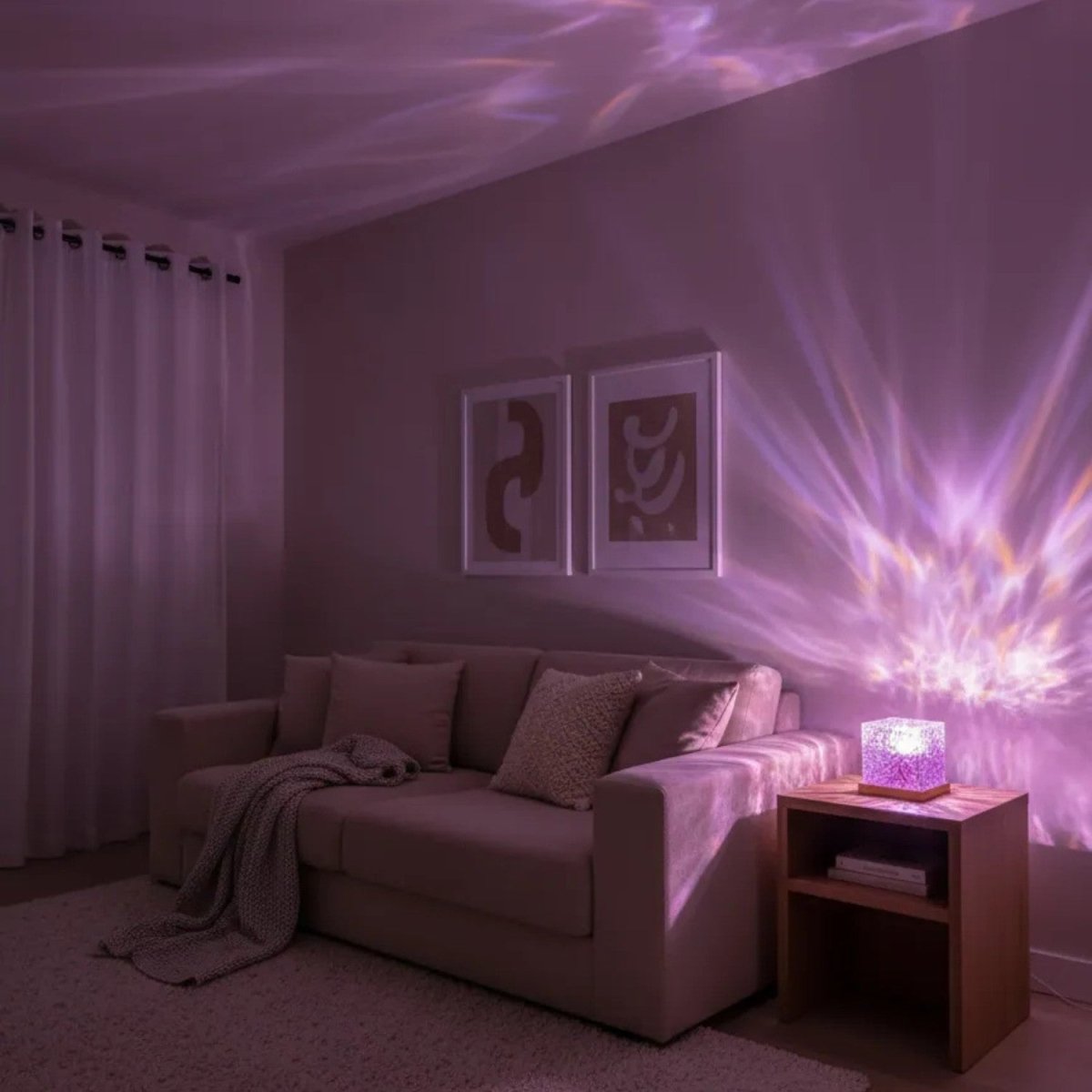 Crystal Cube LED Lamp - Table Lamp - Wild Eye Vision