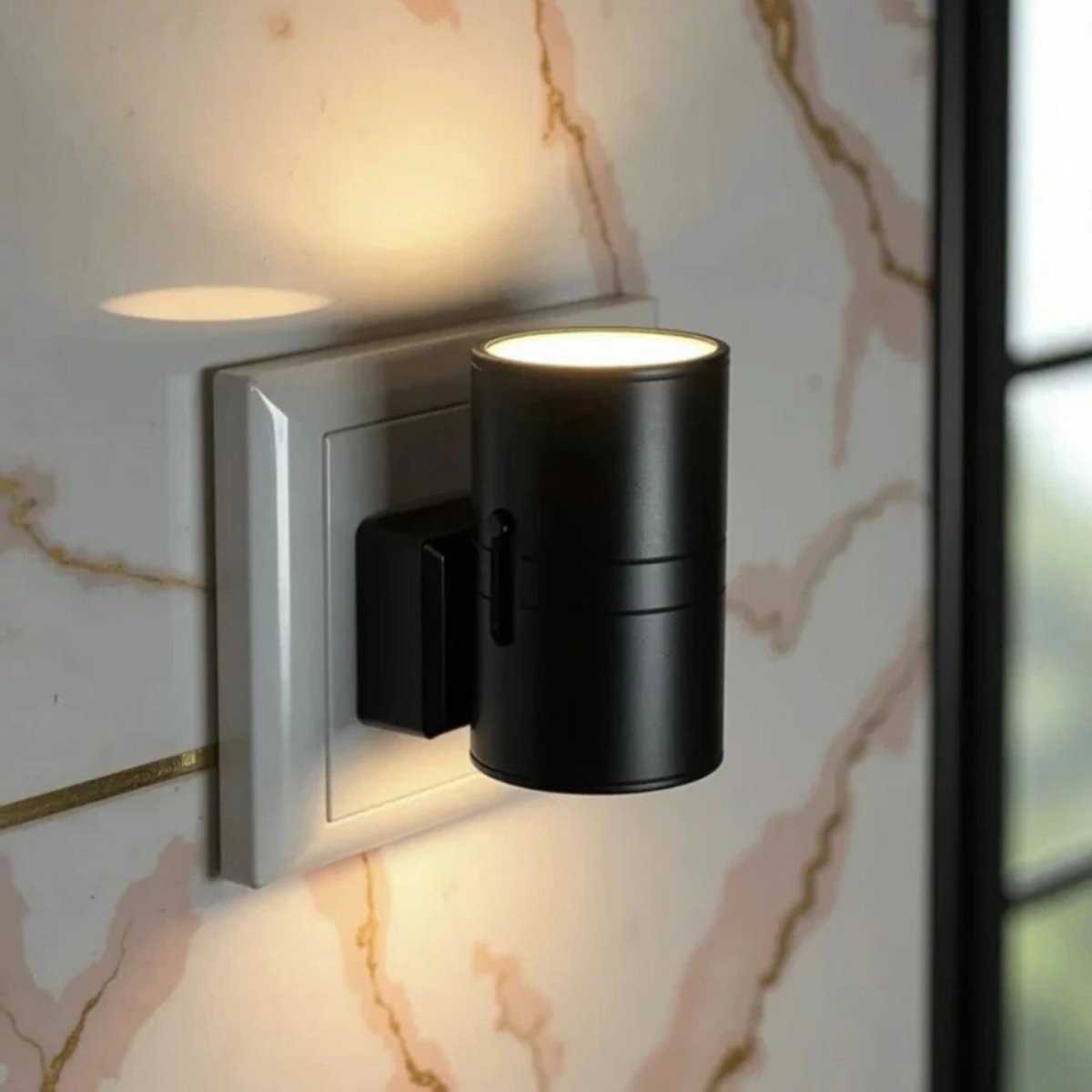 Dimmable Plug In LED Night Light - Bedside Lamp - Wild Eye Vision