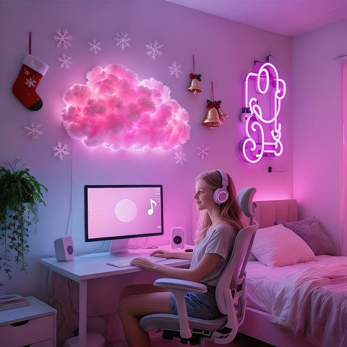 DIY LED Cloud Wall Light - Cloud Wall Light - Wild Eye Vision