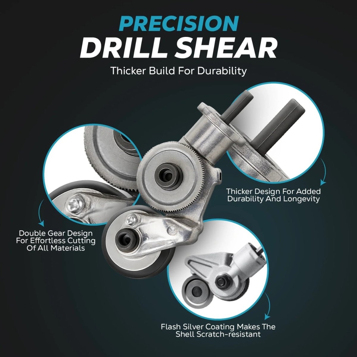 Electric Drill Metal Cutter Attachment - Metal Cutter - Wild Eye Vision