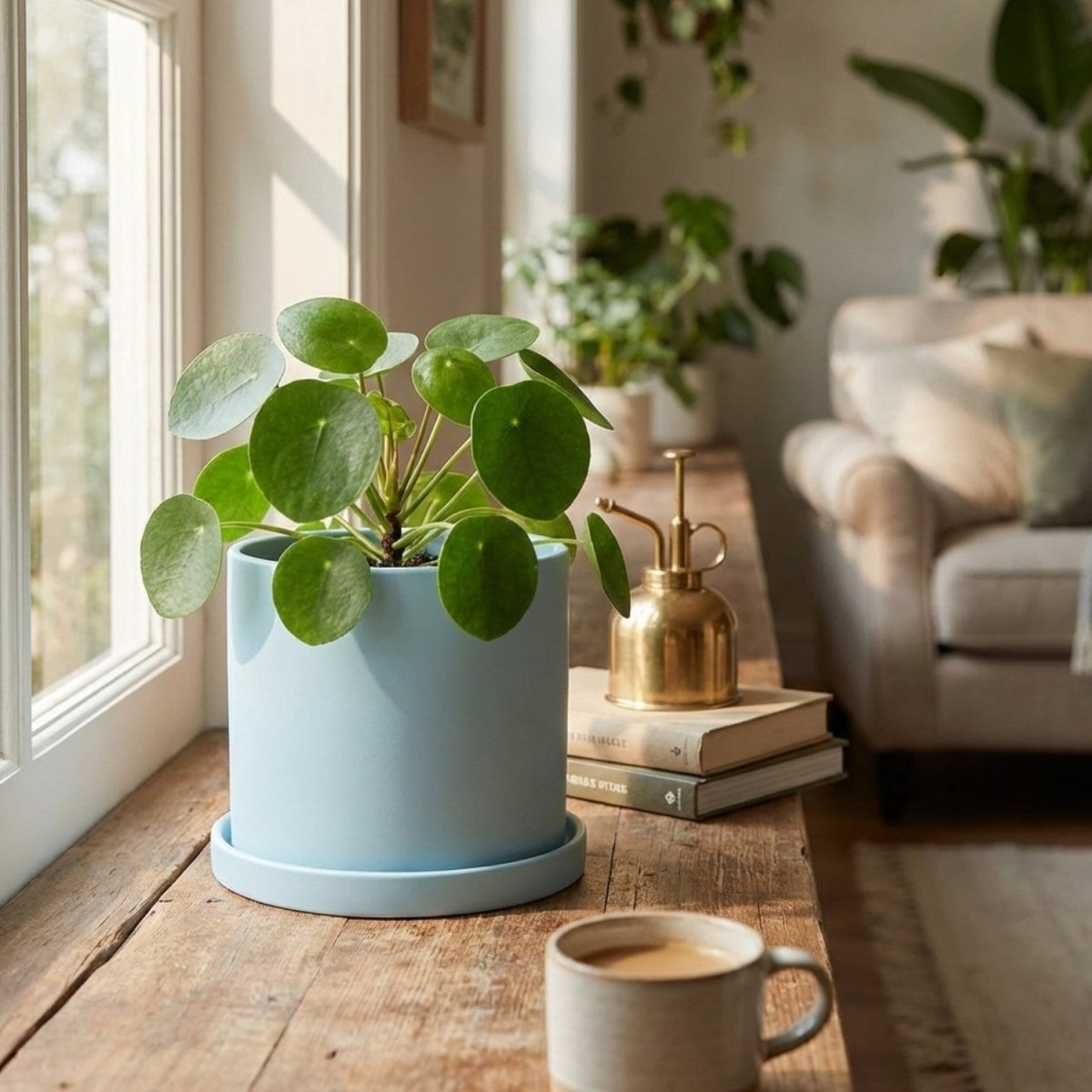 Elegant Ceramic Flowerpot with Saucer - Flowerpot - Wild Eye Vision