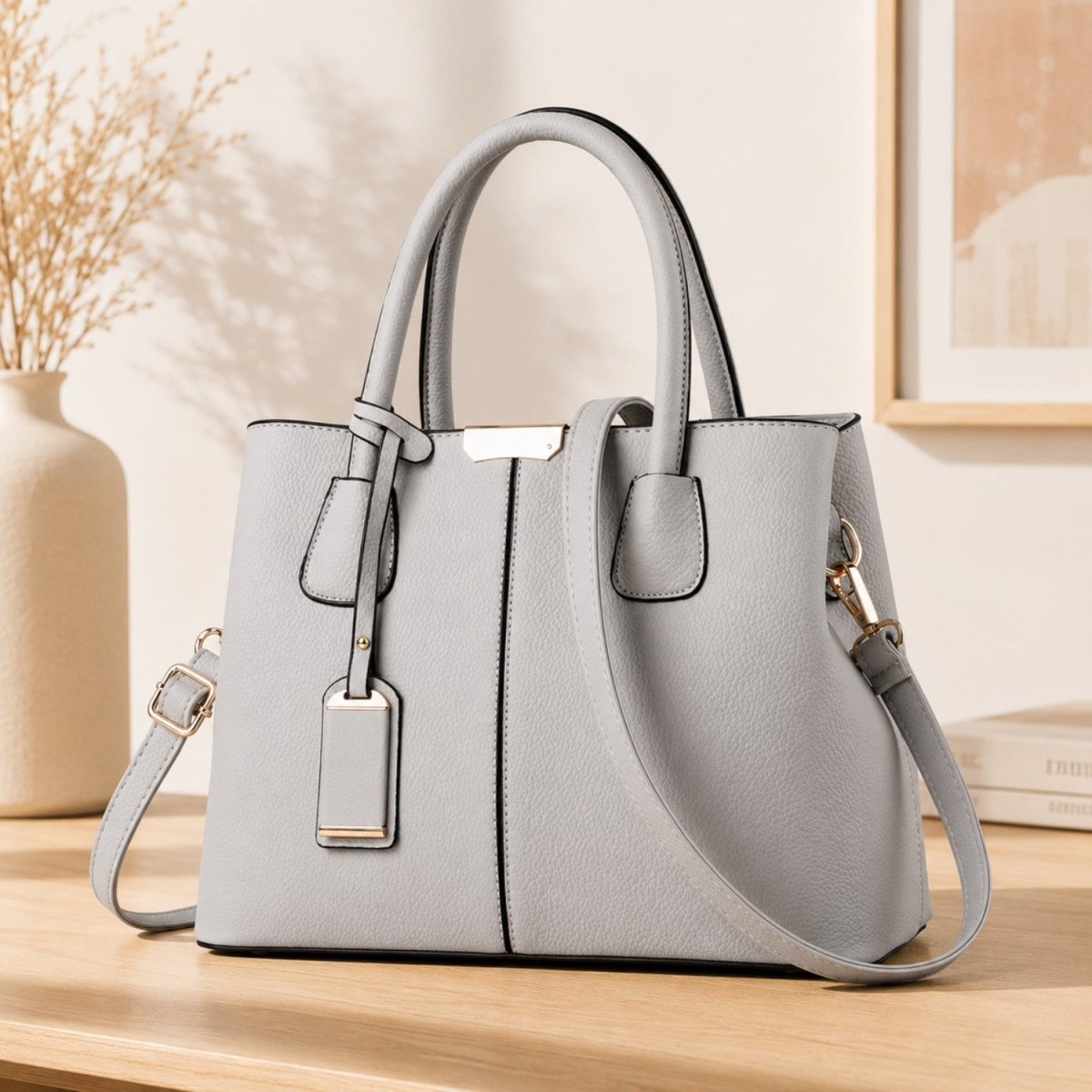 Elegant Large Capacity Tote Handbag - Leather Handbag - Wild Eye Vision