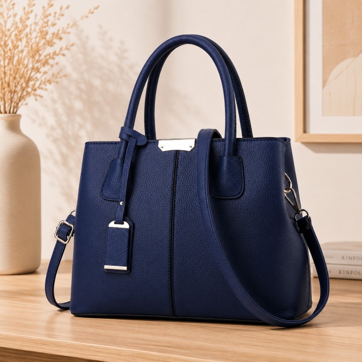 Elegant Large Capacity Tote Handbag - Leather Handbag - Wild Eye Vision