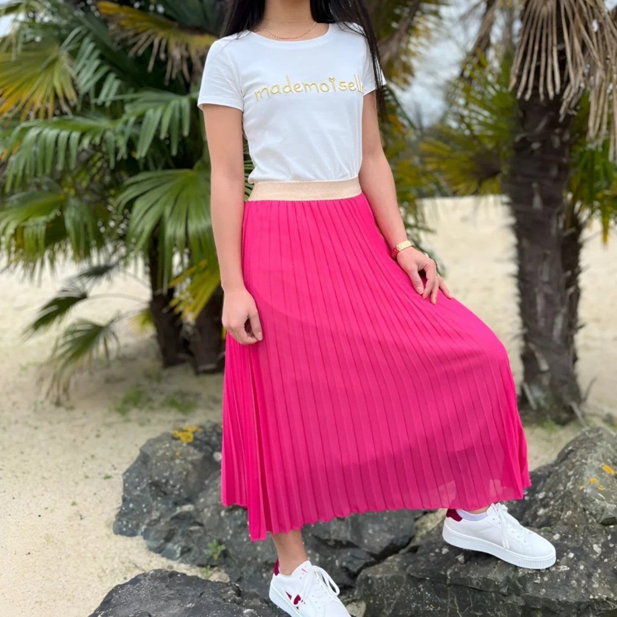 Elegant Pleated Maxi Skirt - Skirt - Wild Eye Vision
