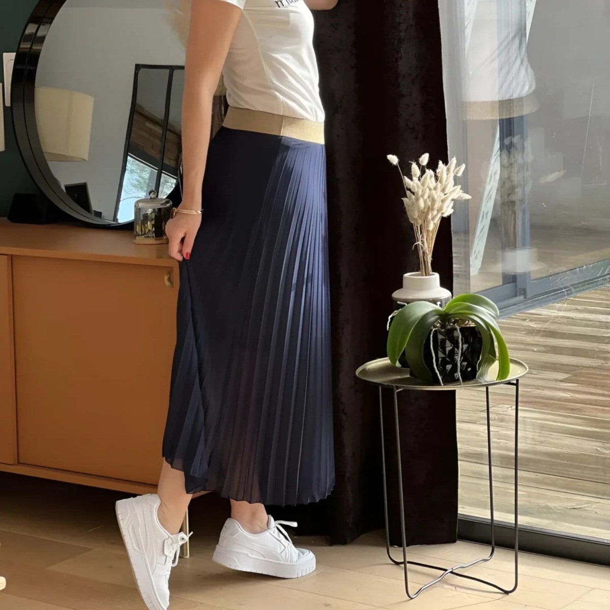 Elegant Pleated Maxi Skirt - Skirt - Wild Eye Vision