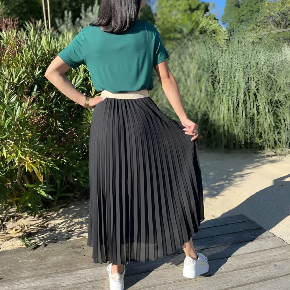 Elegant Pleated Maxi Skirt - Skirt - Wild Eye Vision