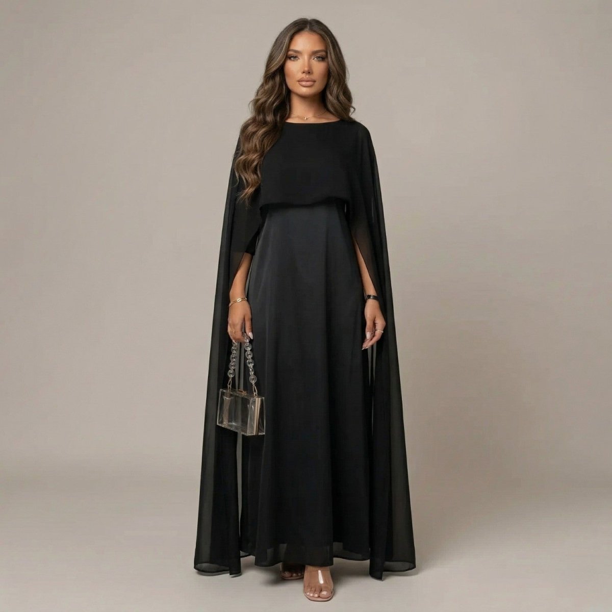 Elegant Satin Maxi Dress - Maxi Dress - Wild Eye Vision