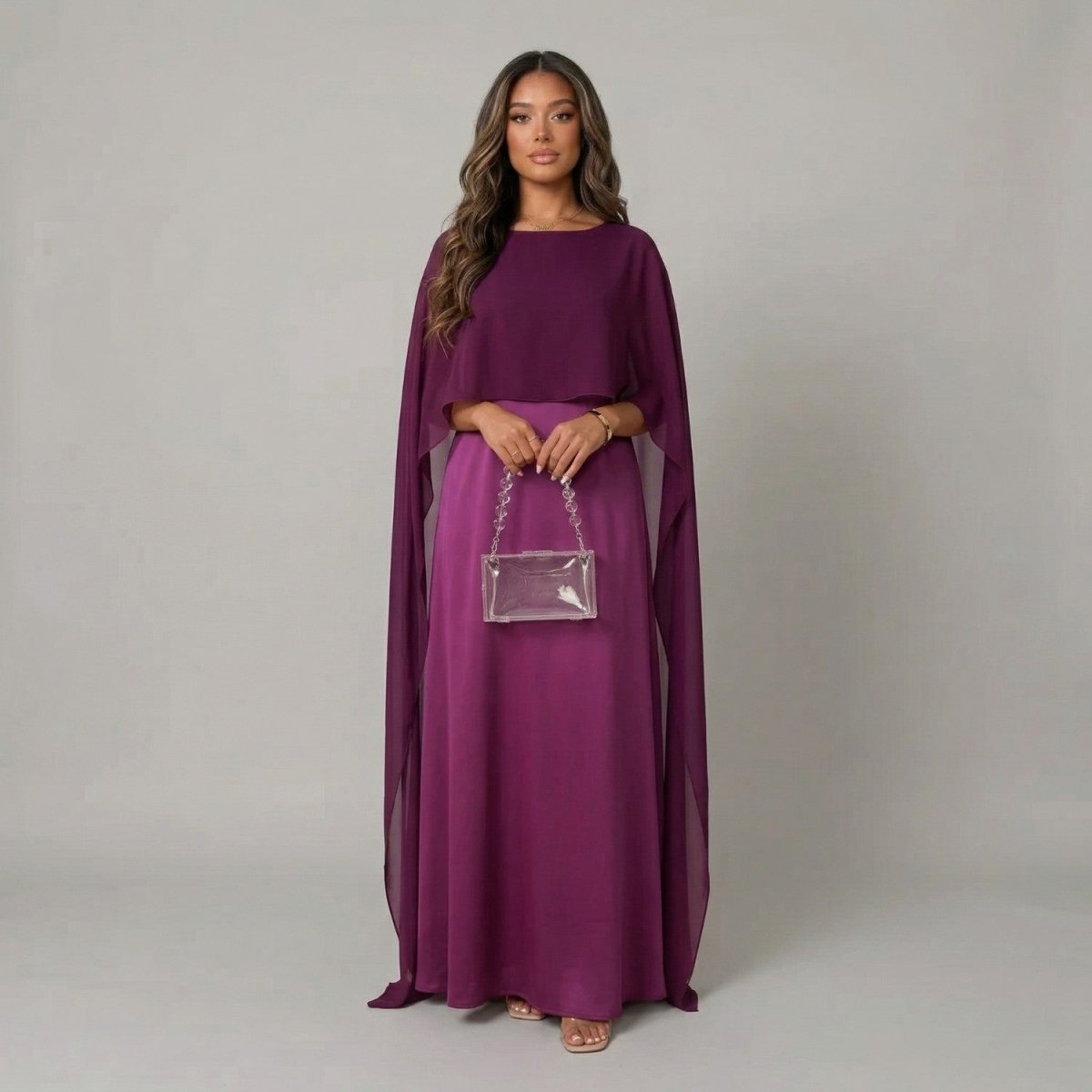 Elegant Satin Maxi Dress - Maxi Dress - Wild Eye Vision