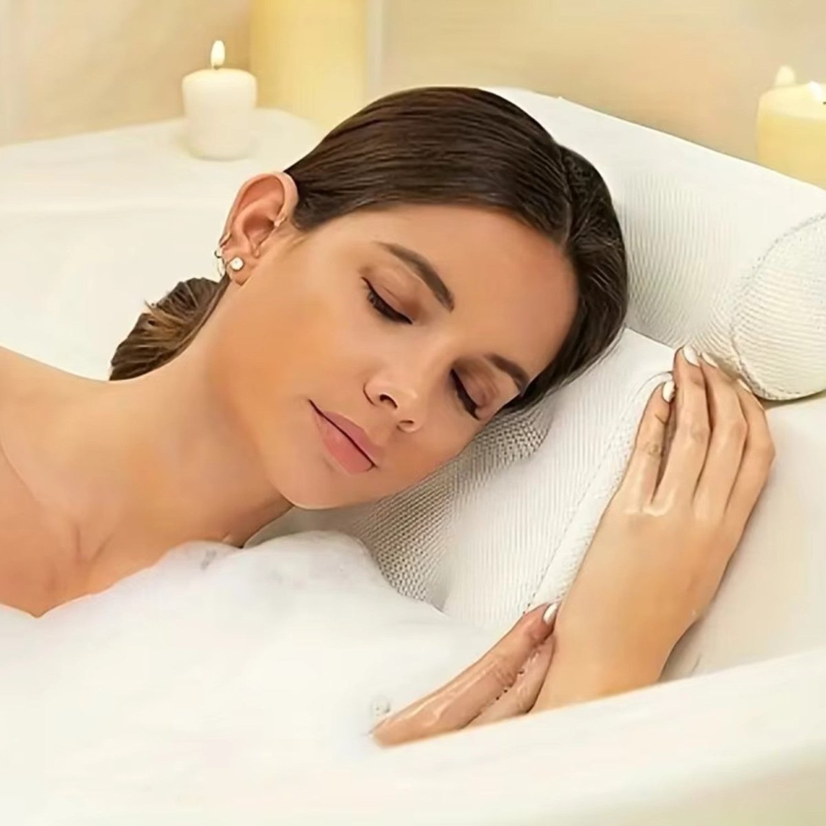 Ergonomic Bath Pillow for Neck and Shoulder Support - Bath Pillow - Wild Eye Vision