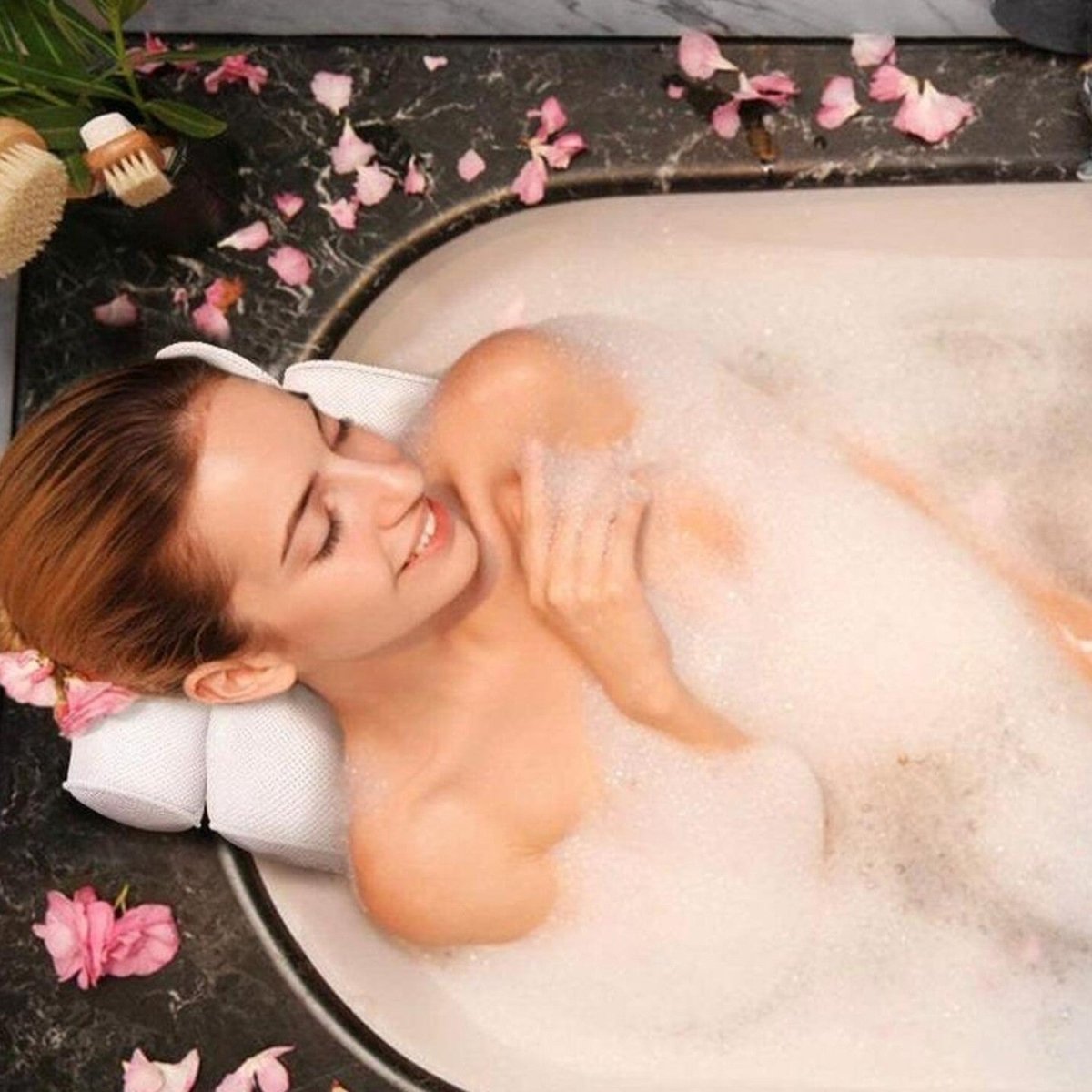 Ergonomic Bath Pillow for Neck and Shoulder Support - Bath Pillow - Wild Eye Vision