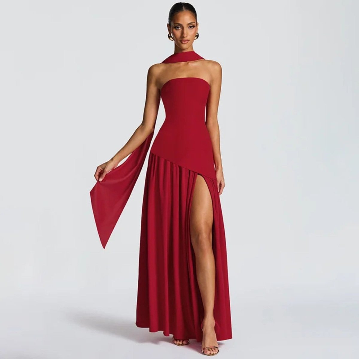 Fitted Bodice Maxi Dress - Maxi Dress - Wild Eye Vision