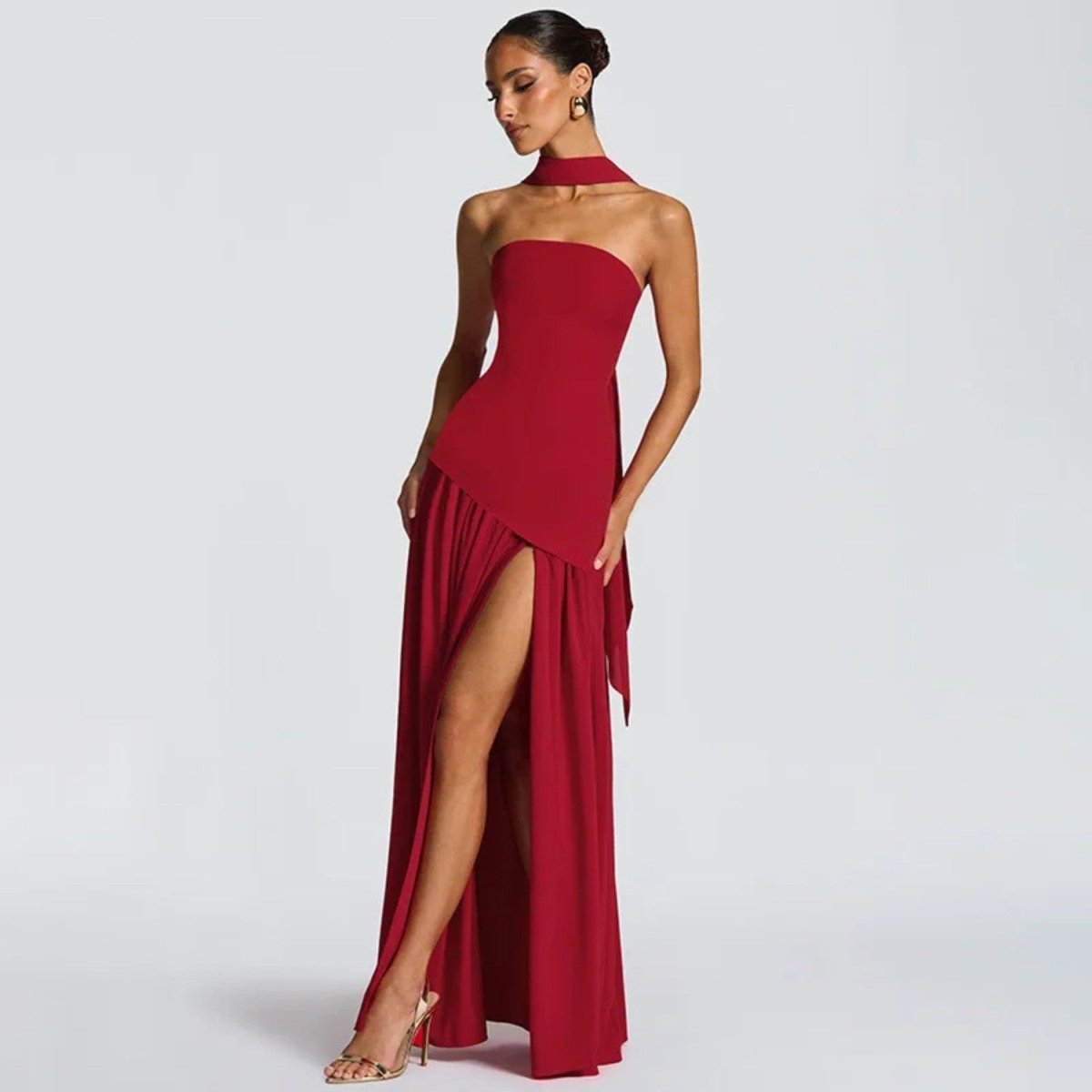 Fitted Bodice Maxi Dress - Maxi Dress - Wild Eye Vision