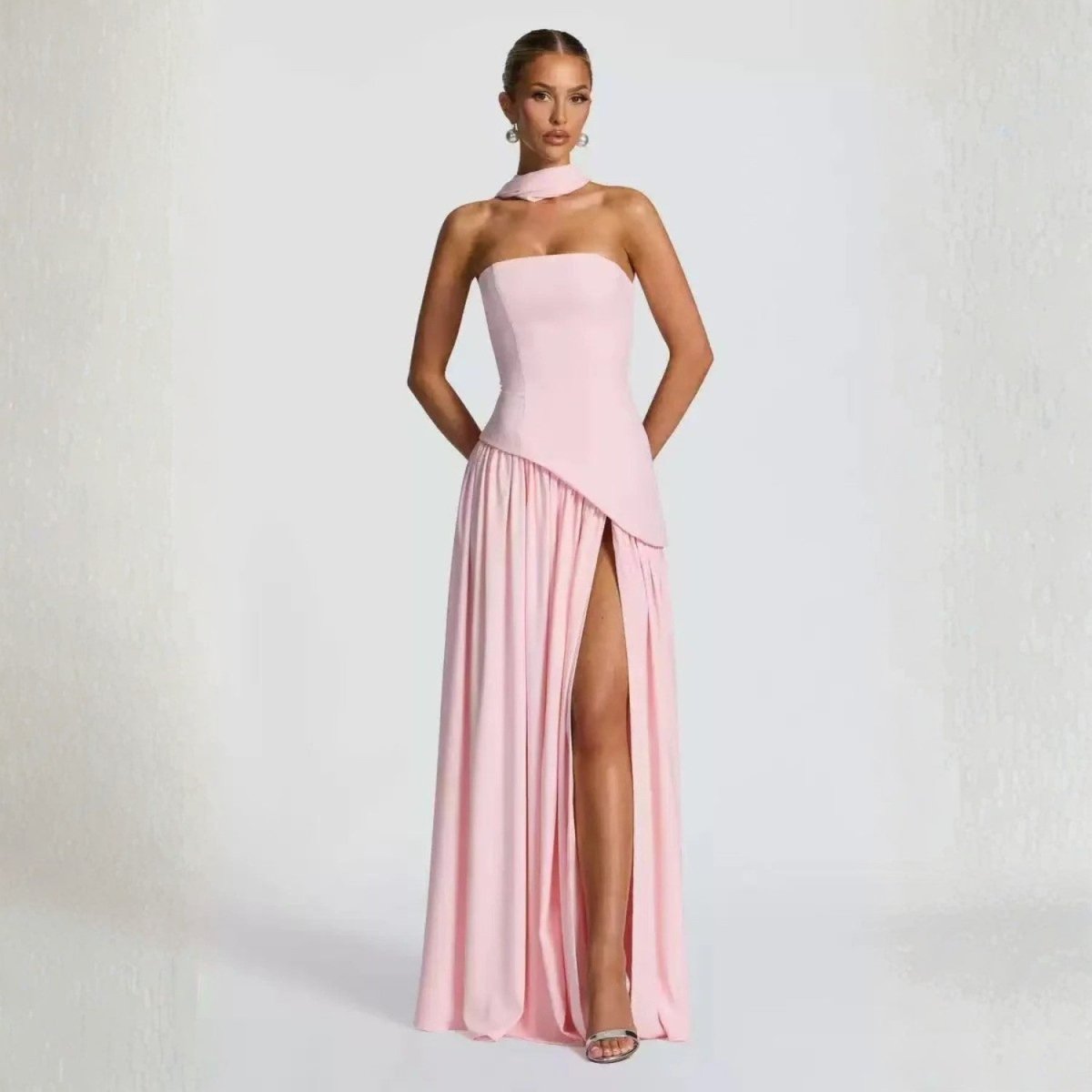 Fitted Bodice Maxi Dress - Maxi Dress - Wild Eye Vision