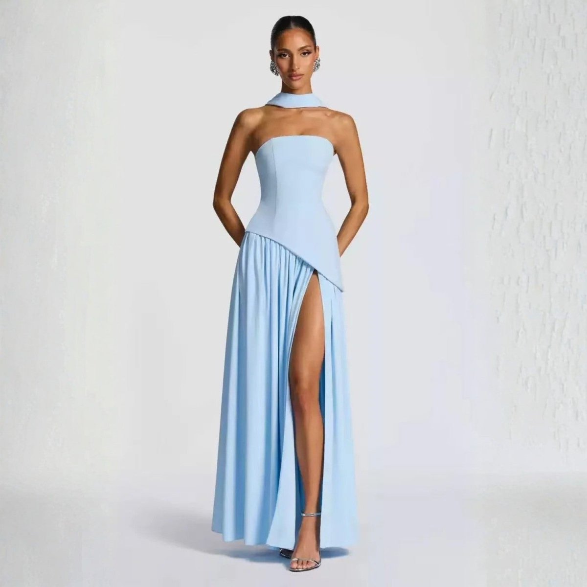 Fitted Bodice Maxi Dress - Maxi Dress - Wild Eye Vision