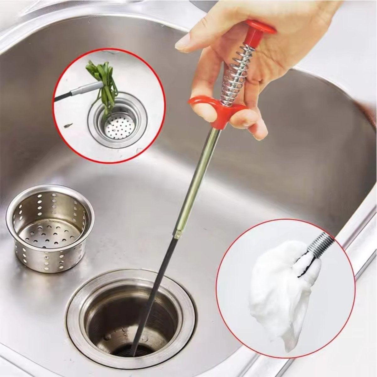 Flexible Drain Cleaner Hook - Drain Cleaner Hook - Wild Eye Vision
