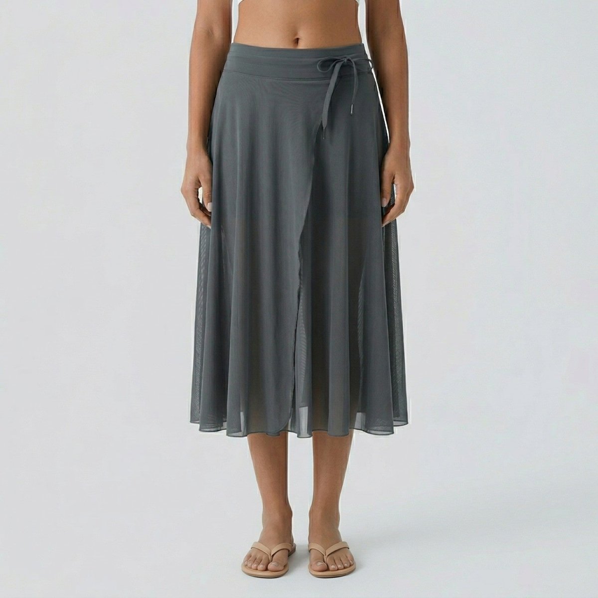 Flowing High Waist Midi Skirt - Skirt - Wild Eye Vision