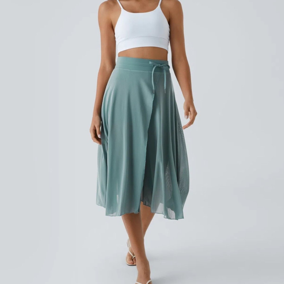 Flowing High Waist Midi Skirt - Skirt - Wild Eye Vision