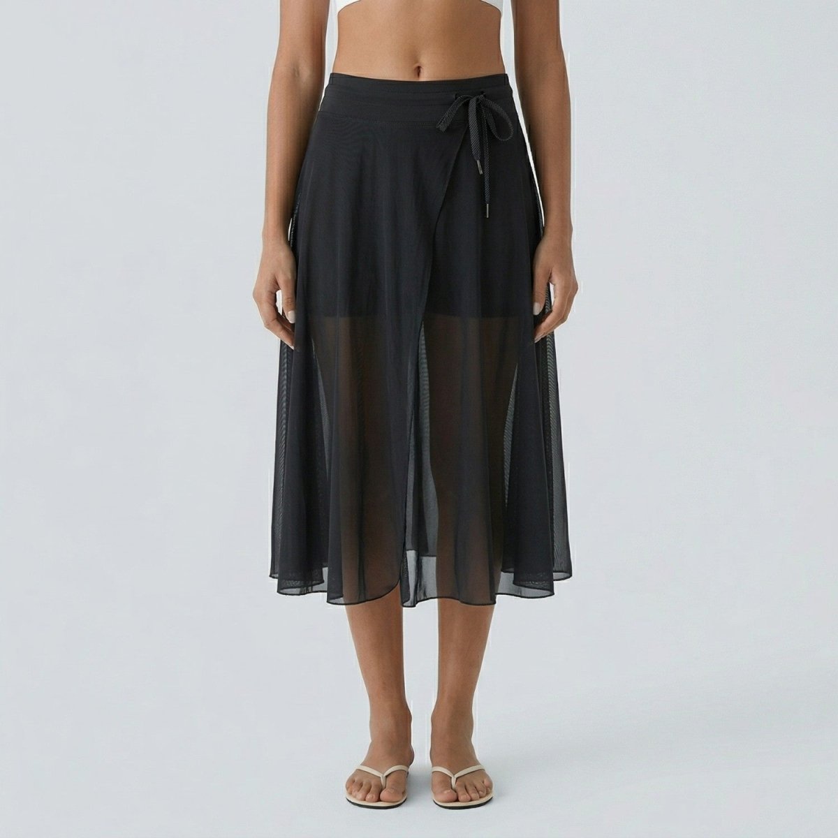 Flowing High Waist Midi Skirt - Skirt - Wild Eye Vision