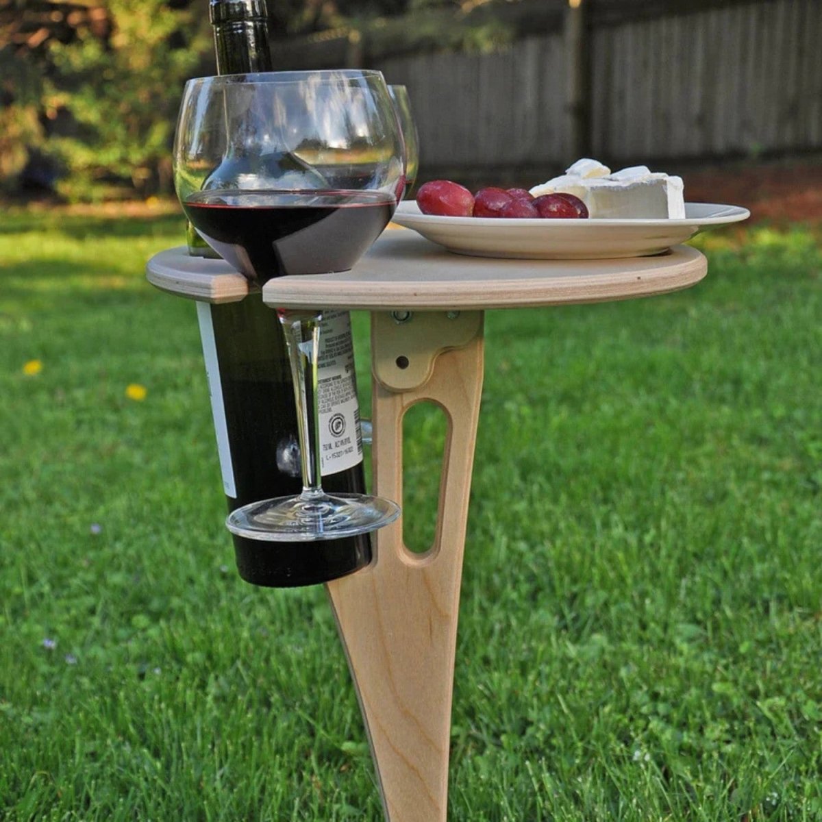 Foldable Picnic Table with Wine Rack - Foldable Picnic Table - Wild Eye Vision