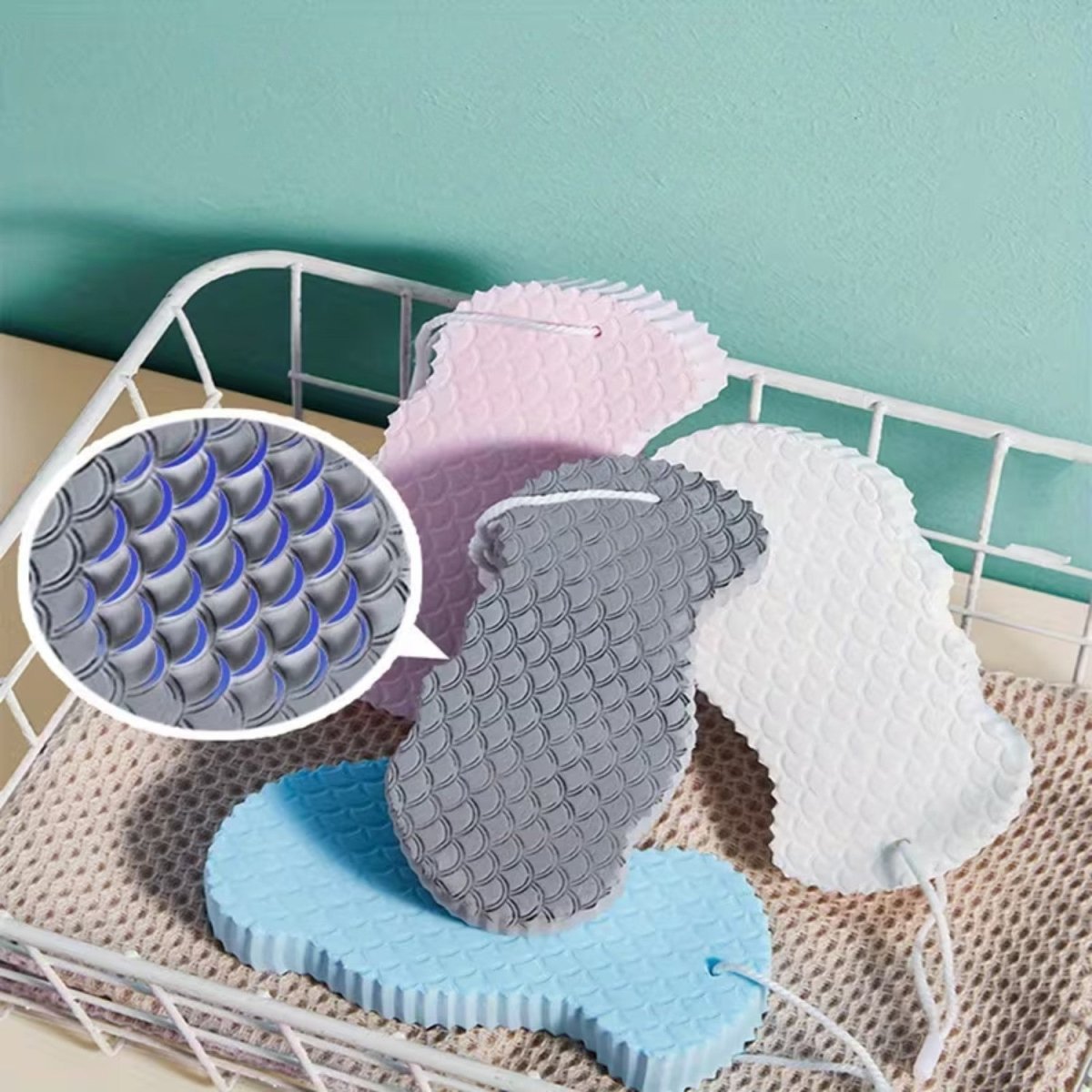 Gentle Exfoliating Bath Sponge - Bath Sponge - Wild Eye Vision