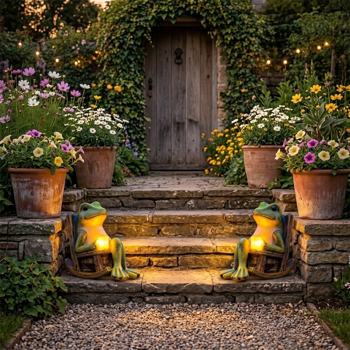 Glowing Garden Frog Lantern - Garden Light - Wild Eye Vision