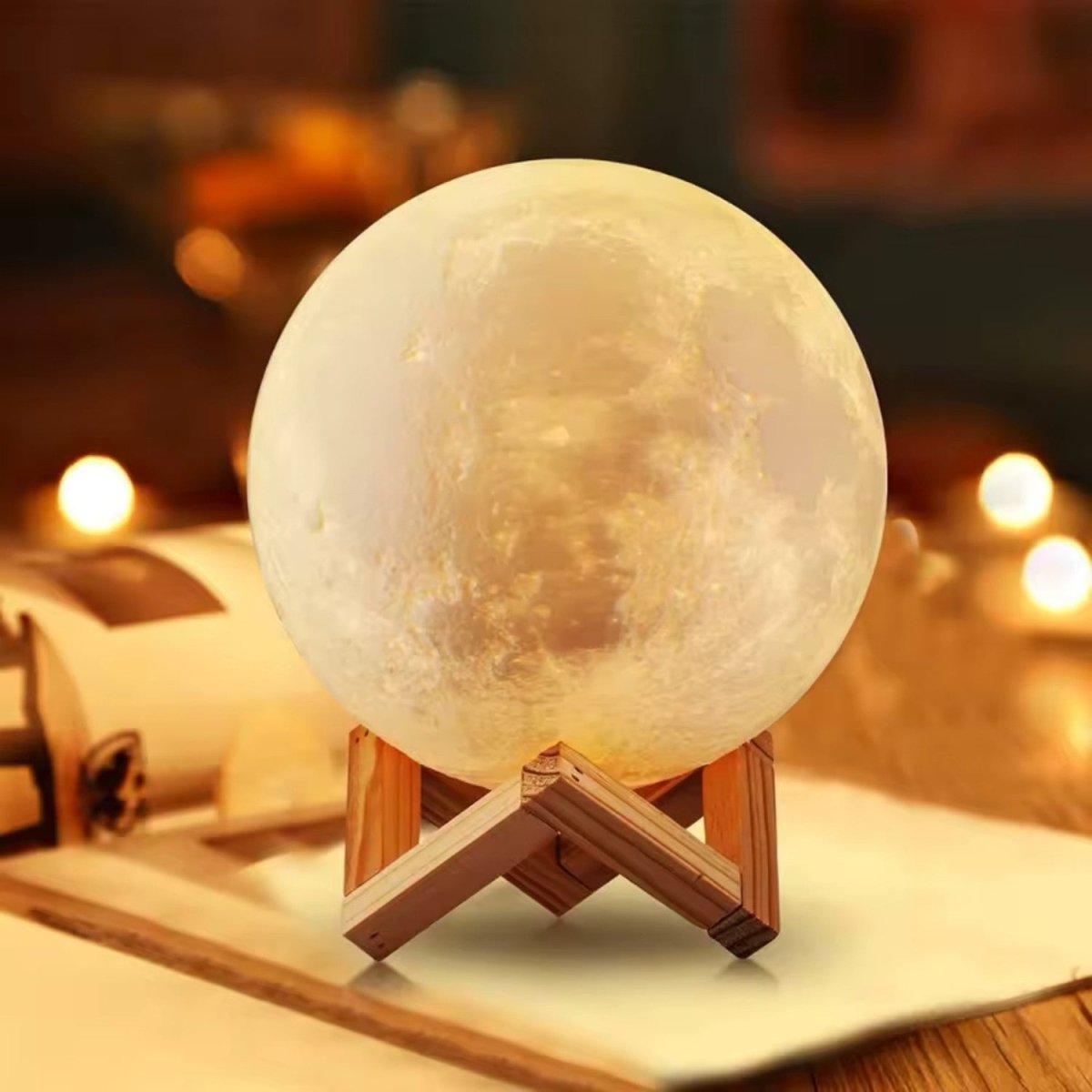 Glowing Moon Table Lamp - Table Lamp - Wild Eye Vision