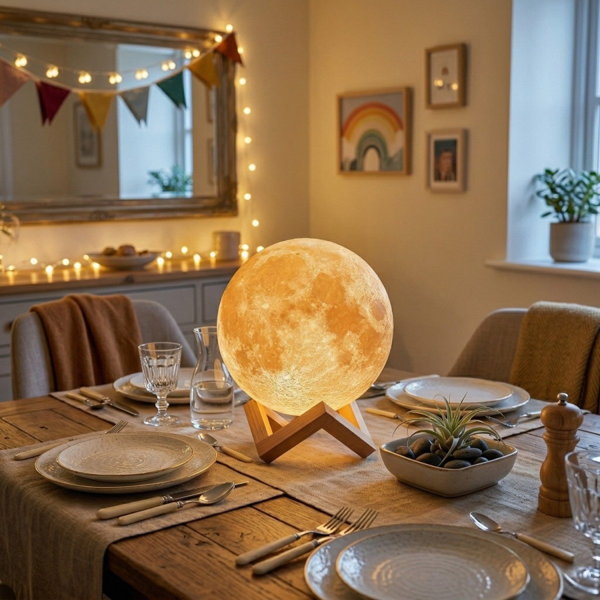 Glowing Moon Table Lamp - Table Lamp - Wild Eye Vision