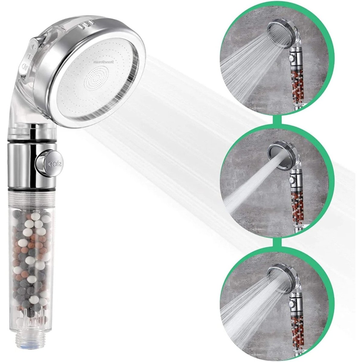 High - Pressure Shower Head with Filter - Shower Head - Wild Eye Vision