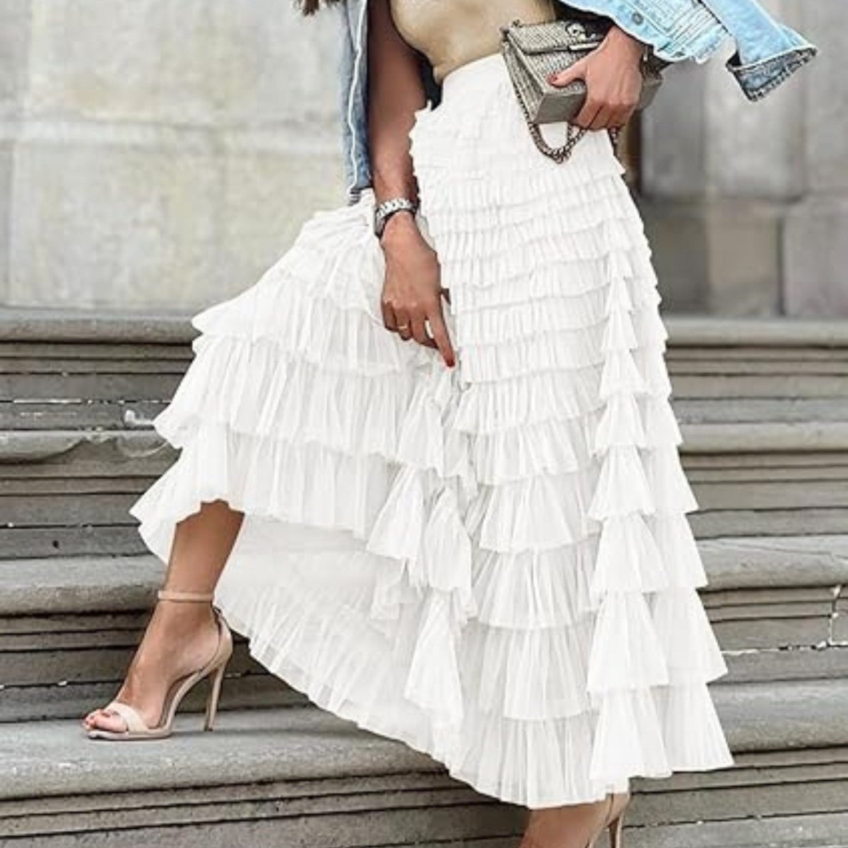 Layered Tulle Maxi Skirt - Skirt - Wild Eye Vision