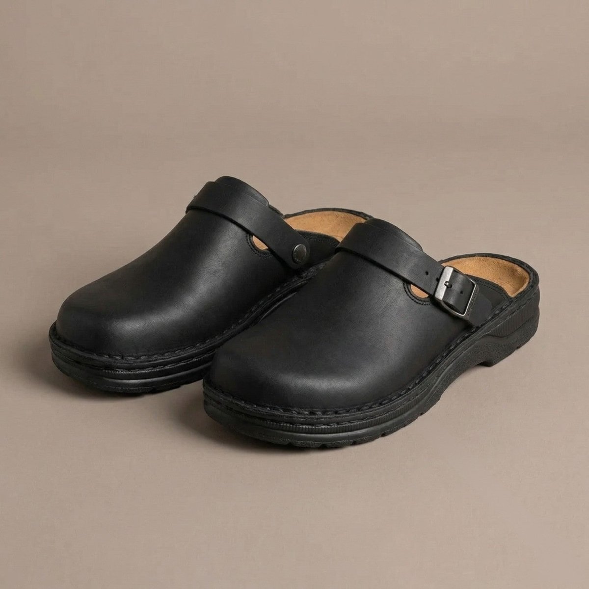Leather Comfort Slip On Sandals - Orthopedic Sandals - Wild Eye Vision