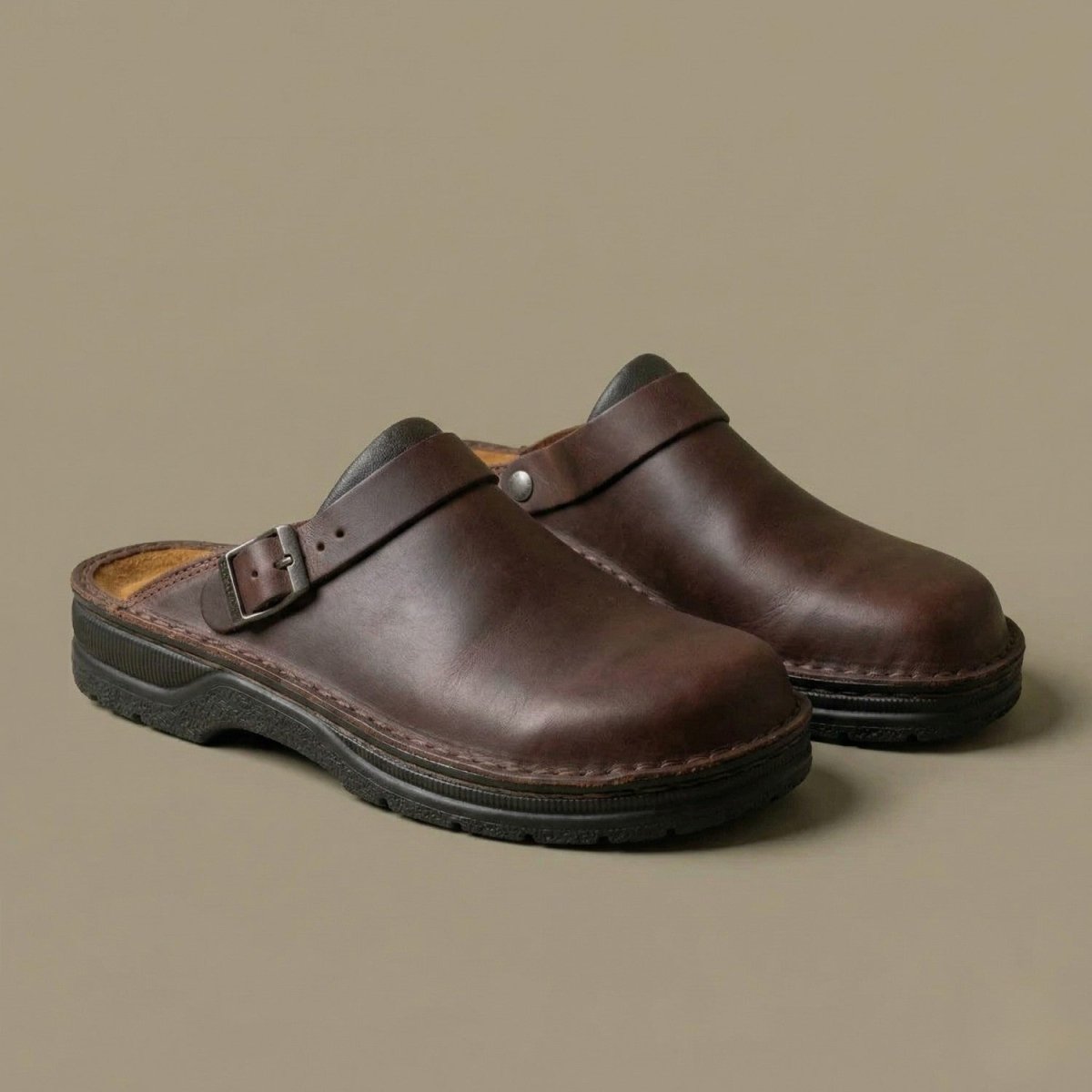 Leather Comfort Slip On Sandals - Orthopedic Sandals - Wild Eye Vision