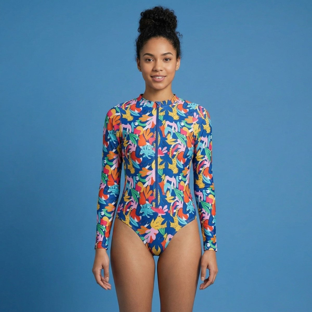 Long Sleeve Zip Swimsuit - Swimsuit - Wild Eye Vision
