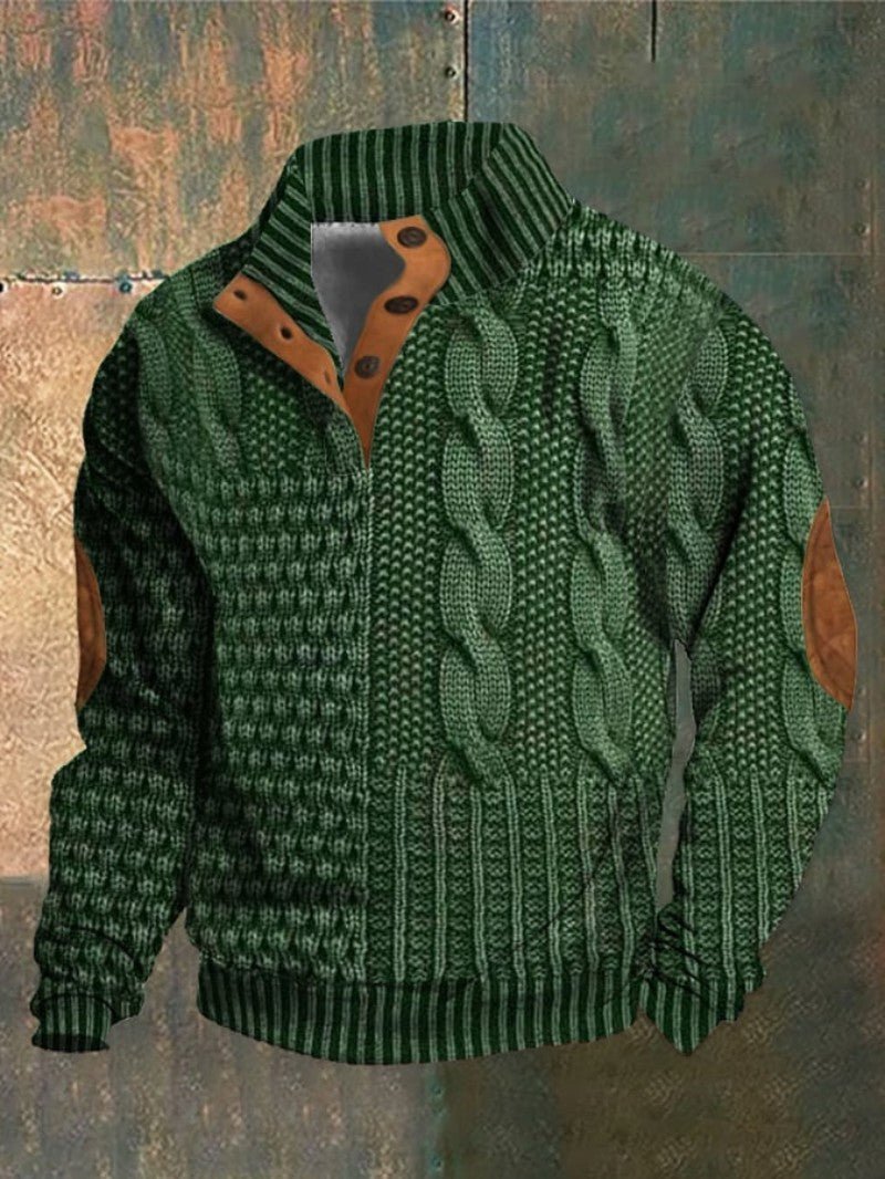 Men’s Classic Winter Knit Jumper - Men Jumper - Wild Eye Vision