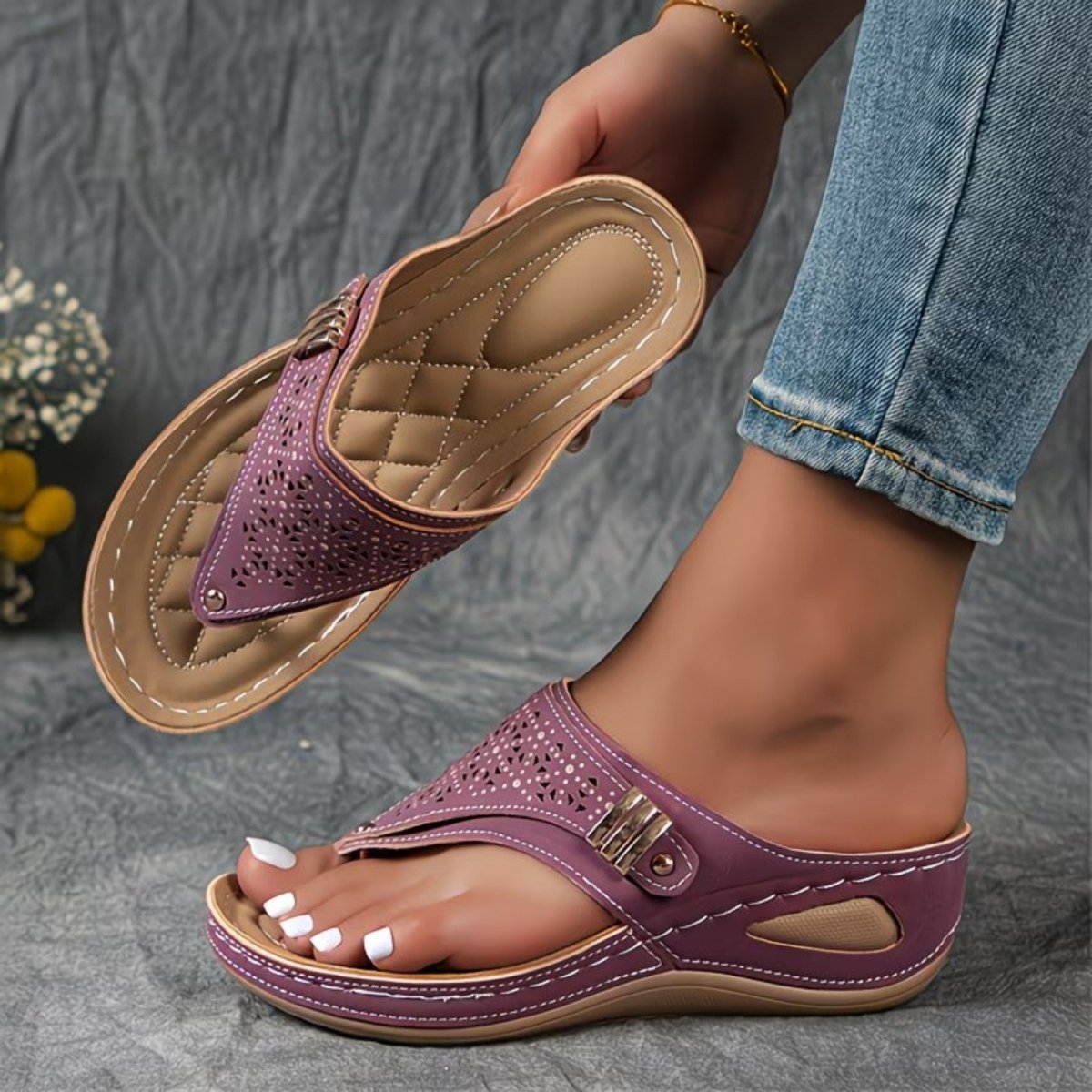 Orthopedic Wedge Comfort Sandals - Sandals - Wild Eye Vision