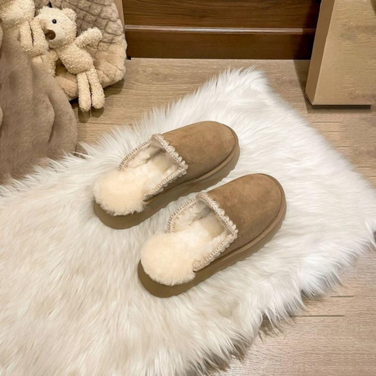 Platform Plush Comfort Slippers - Orthopedic Slippers - Wild Eye Vision