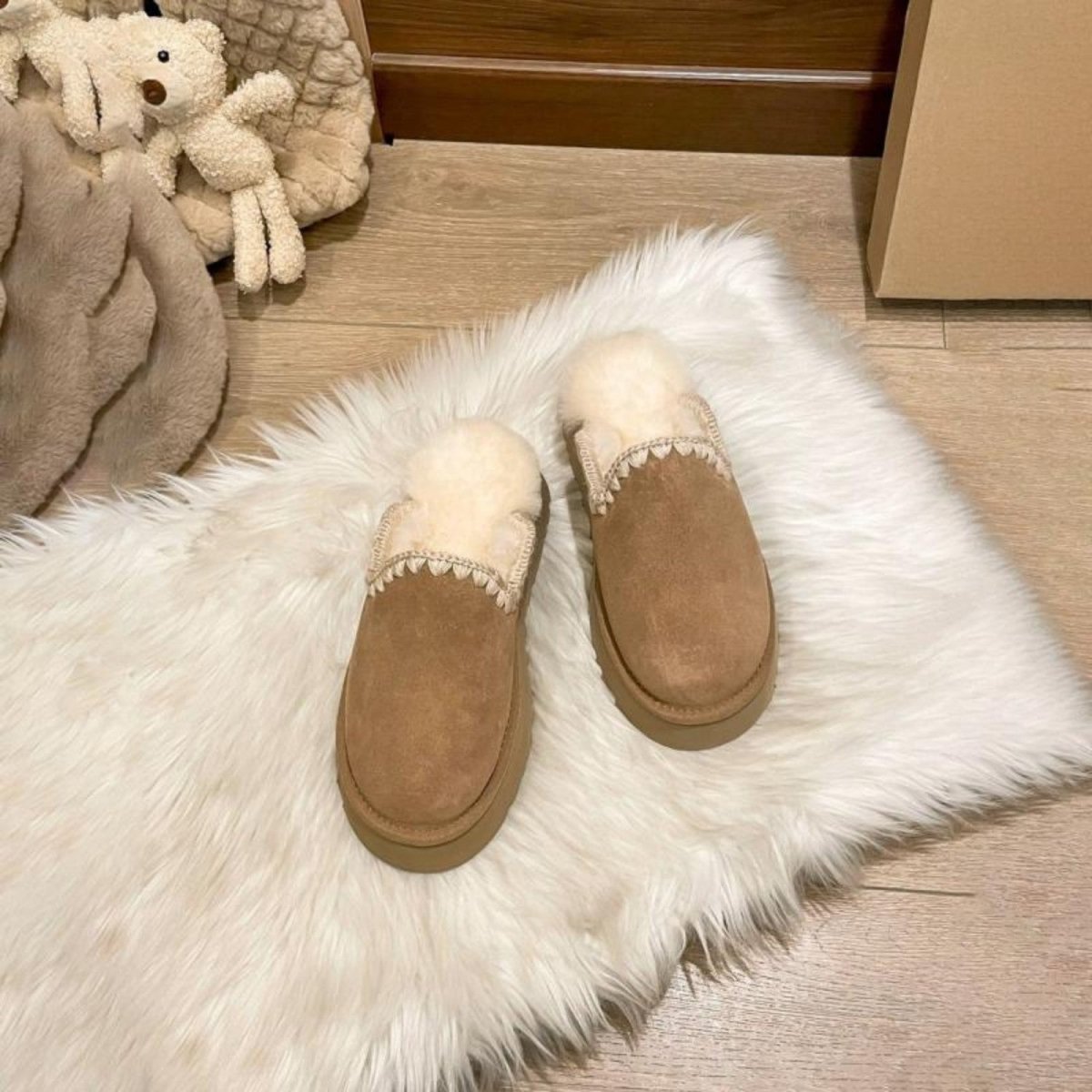 Platform Plush Comfort Slippers - Orthopedic Slippers - Wild Eye Vision