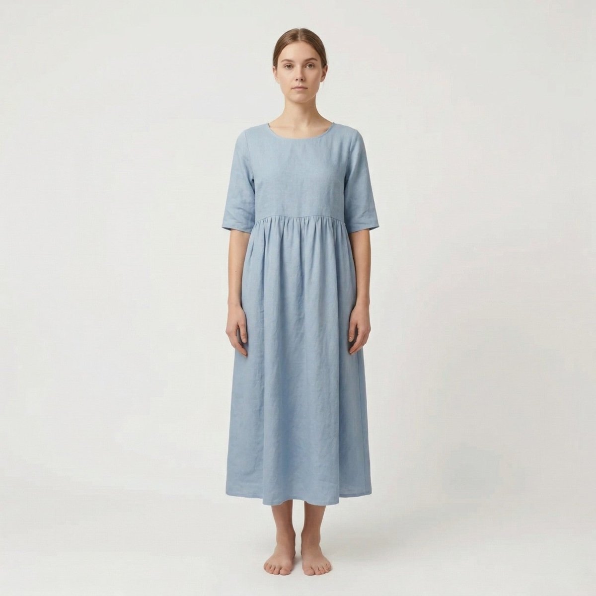 Relaxed Cotton Summer Maxi Dress - Maxi Dress - Wild Eye Vision