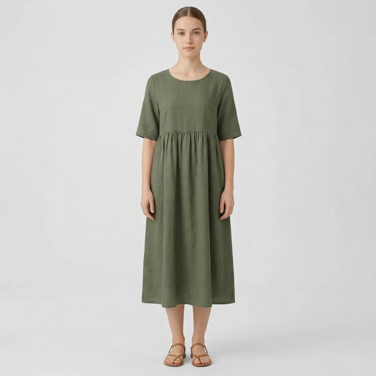 Relaxed Cotton Summer Maxi Dress - Maxi Dress - Wild Eye Vision